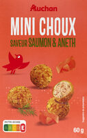 Mini-choux saveur saumon et aneth