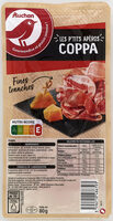 Auchan coppa les fines tranche 80g
