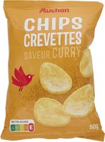 Chips crevettes saveur curry