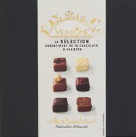 La sélection - assortiment de 16 chocolats - 6 variétés