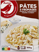 Pâtes trois fromages Emmental, Gorgonzola, Fourme d'Ambert