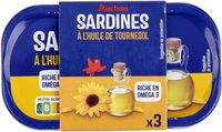 Sardines à l'huile de tournesol
