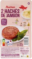 2 hachés jambon