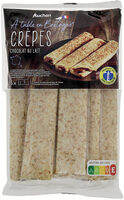 Crepes au chocolat au lait