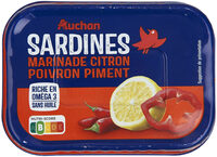 Sardines marinade citron poivron piment