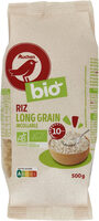 AUCHAN BIO RIZ LONG GRAIN INCOLLABLE CUISSON RAPIDE 500g