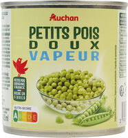 Petits pois doux vapeur