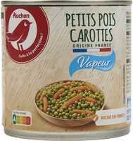 Petits pois carottes vapeur