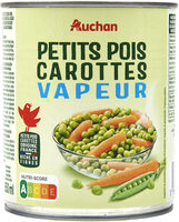 Petits pois carottes vapeur