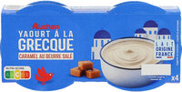 Yaourts à la grecque au caramel au beurre salé