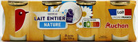 Yaourts au lait entier nature