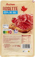 Rosette "-25%* de sel"