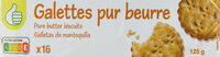 Galettes pur beurre Pouce