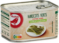 Haricots verts extra-fins cueillis et rangés main