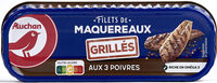 Filets de maquereaux grillés aux 3 poivres