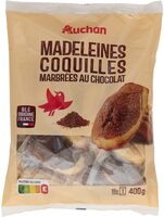 Madeleines marbrées au chocolat
