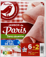 Jambon de Paris- 25% de Sel*
