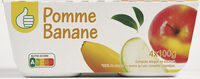 Compote de pommes bananes