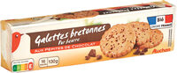 Galettes bretonnes pur beurre aux pépites de chocolat