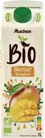 Nectar MANGUE Teneur en fruits 40% minimum BIO issu de l'agriculture biologique