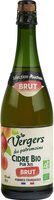 Cidre BIO pur jus brut - Vergers du patrimoine