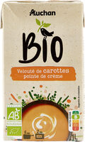 Velouté de carottes et pointe de crème