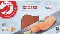 Saumon fumé Ecosse fumé au bois de hêtre – salage traditionnel12 tranches minimum