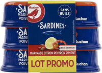 Sardines marinade citron poivron piment