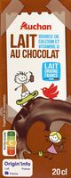 Lait chocolaté source de calcium et vitamine D