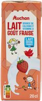 Lait goût fraise