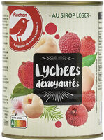 Lychees dénoyautés au sirop léger