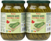Haricots verts extra-fins cueillis et rangés à la main