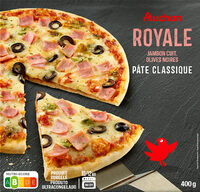 Pâte classiqueRoyalejambon cuit, olives noires