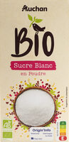 Sucre blanc en poudre Bio