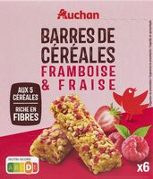 Barres de céréales framboise et fraise