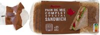 Pain de mie complet Grandes Tranches