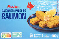 Bâtonnets panés de saumon