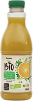 BIO - 100% pur jus Orange avec pulpe Flash pasteurisé, réfrigéré