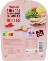 Emincés d'aiguillettes de poulet rôties -25 % de sel *