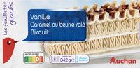 FeuilletéVanilleCaramel au beurre saléBiscuit