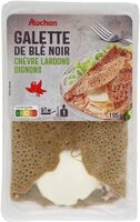 Galette de blé noir chèvre lardons oignons