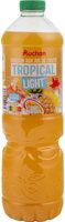 Boisson aux jus de fruits tropical light** 80% de sucres en moins par rapport à la moyenne des boissons similaires du marché