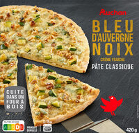 Pizza Bleu d'Auvergne, noixCrème fraîche