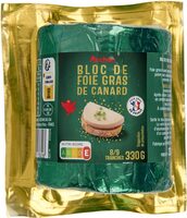 Bloc de foie gras de canard