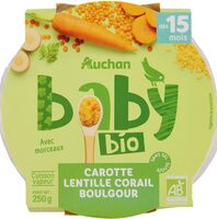 Carotte Lentille Corail Boulgour