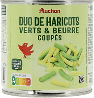 Duo haricots verts haricots beurre coupés très fins
