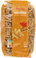 Macaroni au blé complet