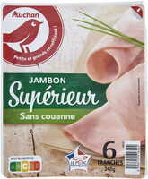 Jambon supérieur sans couenne