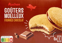 Goûters moelleux fourrés chocolat