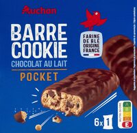 Barre cookie - Chocolat au lait - Pocket